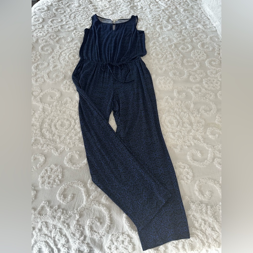 Soma Midnight Blue Jumpsuit Size Medium